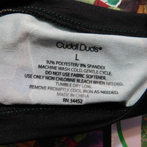 Cuddl Duds Teenage Mutant Ninja Turtles Mutant Mayhem Baselayer Set Large - Picture 4 of 4